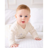 Babygrow velour Tender Comforts with embroidery (1-12 months)