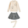 Knitted set sweater with skirt (12 months-5 years)