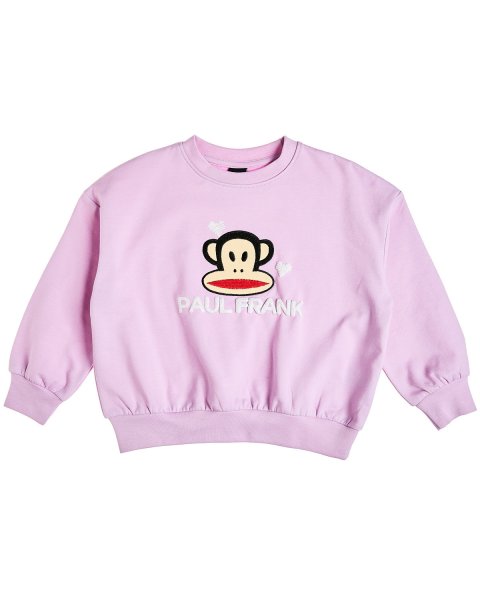 Μπλούζα φούτερ Paul Frank με κέντημα (12 μηνών-5 ετών)