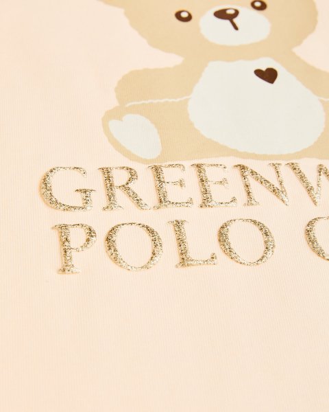 Μπλούζα Greenwich Polo Club με ανάγλυφα στοιχεία (18 μηνών-5 ετών)