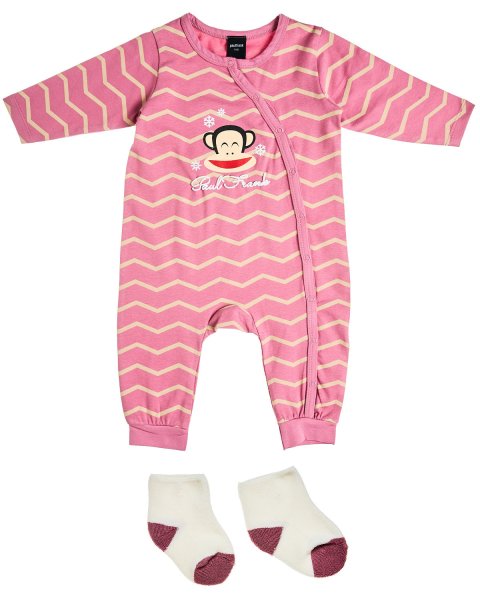 Babygrow Paul Frank with print and socks (1-12 months)