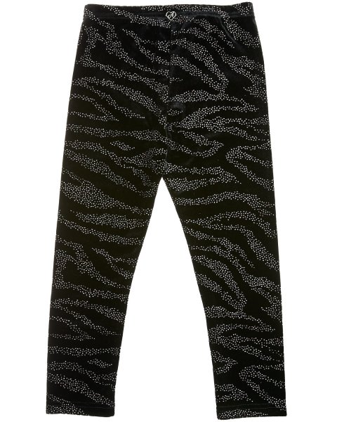 Leggings velour with embossed glitter texture (6-14 years)