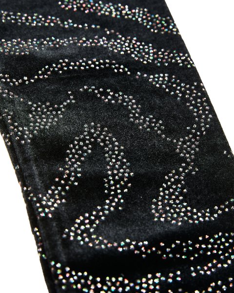 Leggings velour with embossed glitter texture (6-14 years)