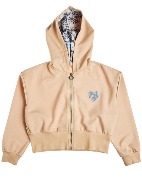 Zip hoodie Gym Tonic with embossed design (6-16 years)
