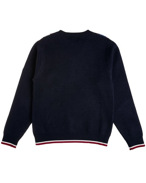 Sweater Greenwich Polo Club with geometric patterns (2-14 years)