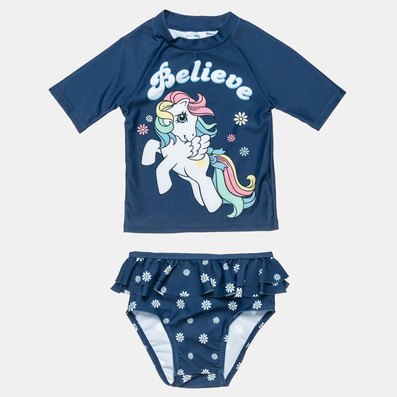 Swimwear My Little Pony 2-piece set, sun safe UPF40+ (12 months-3 years)