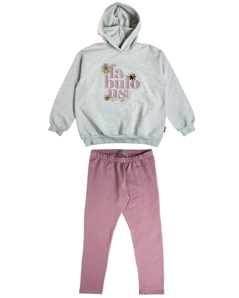 Tracksuit cotton fleece blend Five Star with embossed design (6-14 years)