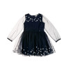 Dress with tulle and glitter hearts (4-12 years)
