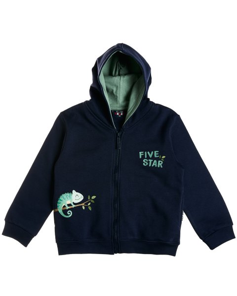Tracksuit cotton fleece blend Five Star with embossed elements (12 months-5 years)
