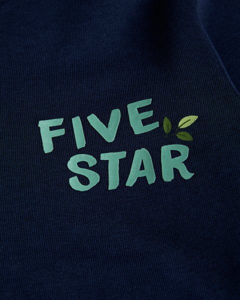 Tracksuit cotton fleece blend Five Star with embossed elements (12 months-5 years)