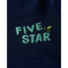 Tracksuit cotton fleece blend Five Star with embossed elements (12 months-5 years)