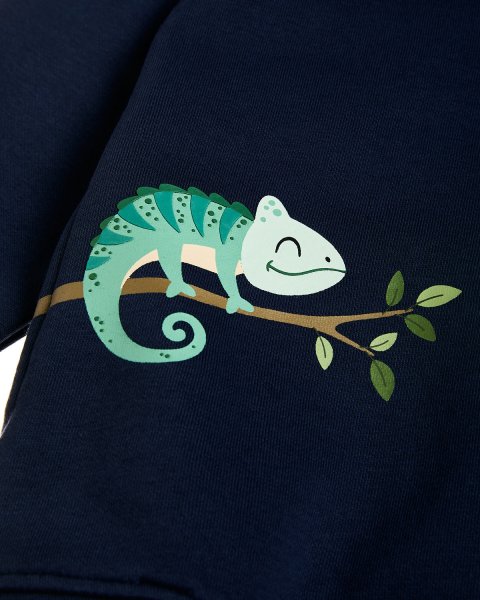 Tracksuit cotton fleece blend Five Star with embossed elements (12 months-5 years)