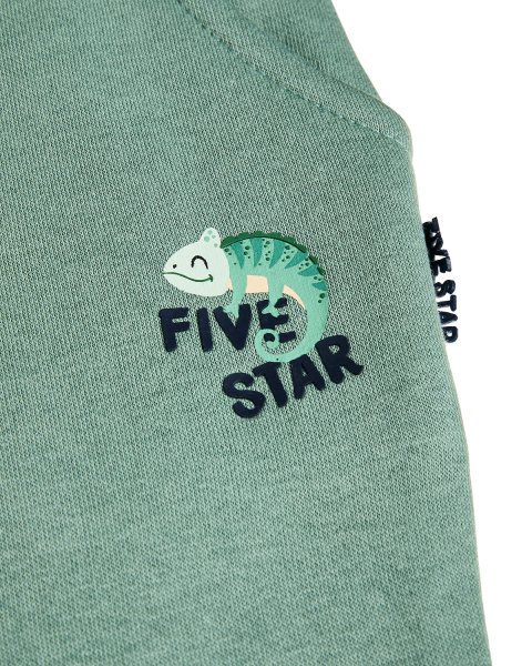 Tracksuit cotton fleece blend Five Star with embossed elements (12 months-5 years)