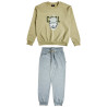Tracksuit cotton fleece blend Five Star with print 3pcs (6-16 years)