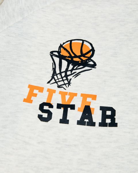 Σετ φόρμας φούτερ Five Star με τύπωμα (6-14 ετών)