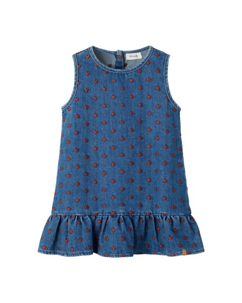 Denim dress Lil'Atelier with embroidery (2-7 years)