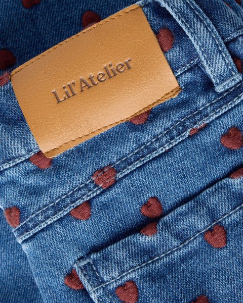 Denim pants Lil'Atelier with embroidery (2-7 years)