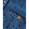 Denim cardigan with embroidery (2-7 years)