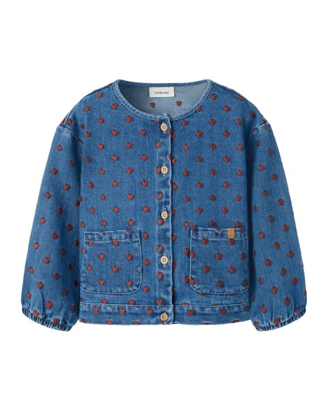 Denim cardigan with embroidery (2-7 years)