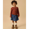 Denim skirt Lil'Atelier with embroidery (2-7 years)