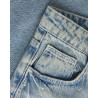 Denim pants with rhinestones (6-14 years)