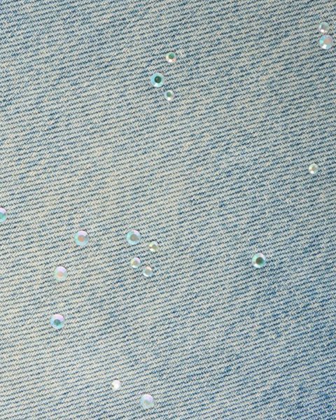 Denim pants with rhinestones (6-14 years)