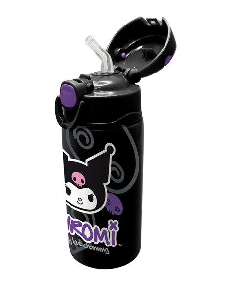 Water bottle thermos with straw Kuromi Jolt 450ml