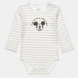 Φορμάκι Disney Mickey Mouse με ρίγες (3-9 μηνών)