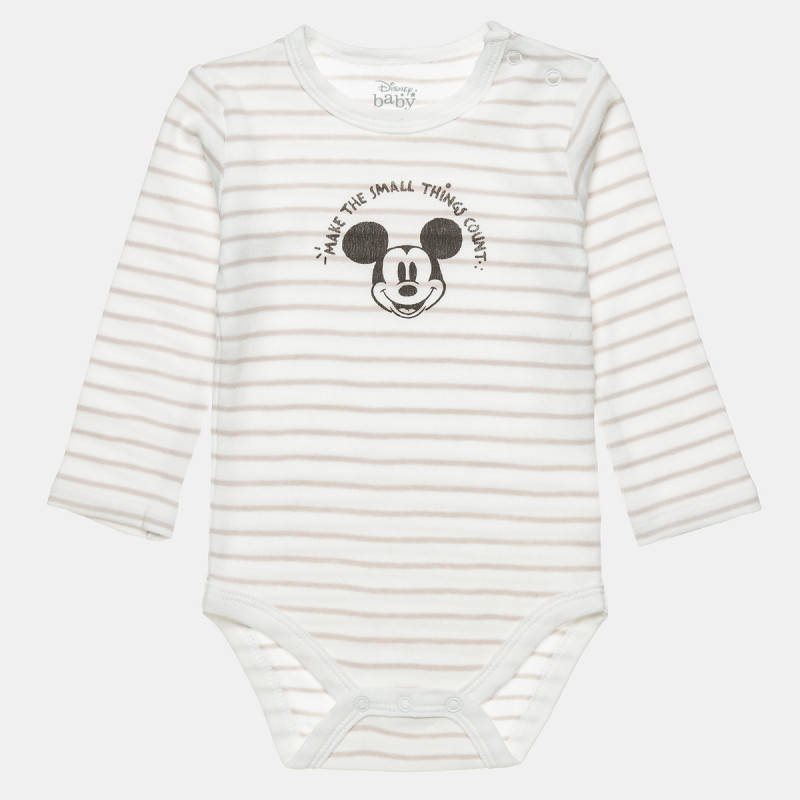 Φορμάκι Disney Mickey Mouse με ρίγες (3-9 μηνών)
