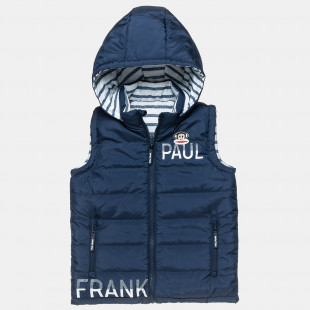 Paul Franl double sided vest jacket with embroidery (12 months-5 years)