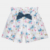 Shorts high waisted with decorative bow (12 months-5 years)