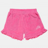   Shorts towel like fabric with ruffles (6-14 years)