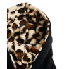 Zip hoodie with eco fur hood (6-16 years)