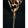 Zip hoodie with eco fur hood (6-16 years)