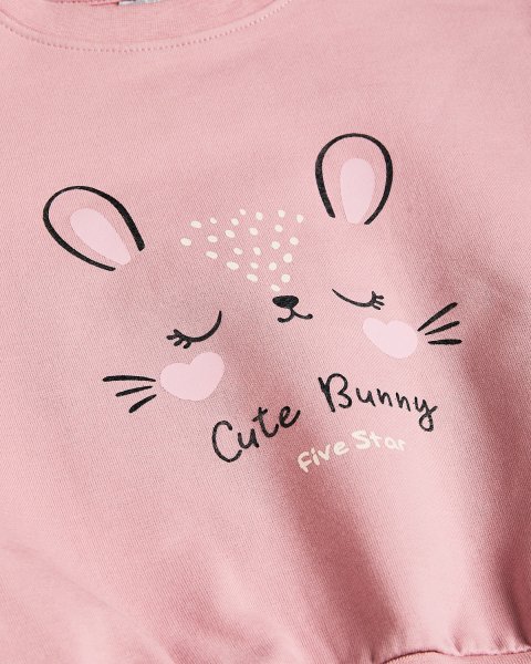 Tracksuit cotton fleece blend Five Star with print (12 months-5 years)