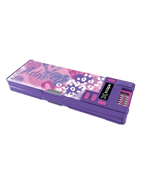Pencil case retro Xscape καρδιές