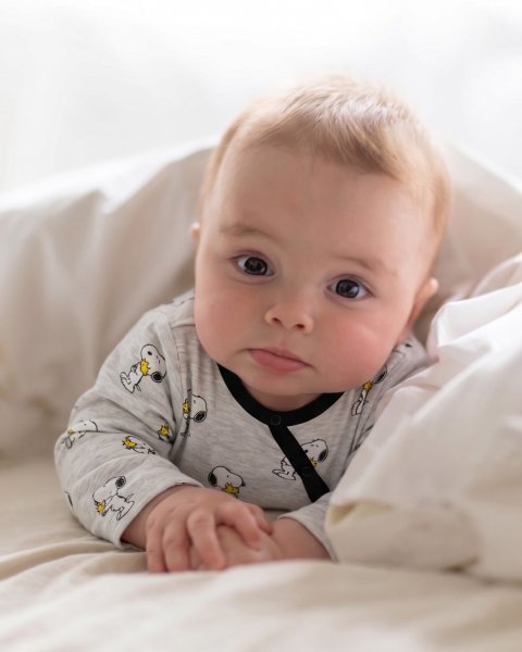 Babygrow Snoopy with print (1-12 months)