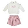 Knitted set with embroidery (12 months-5 years)