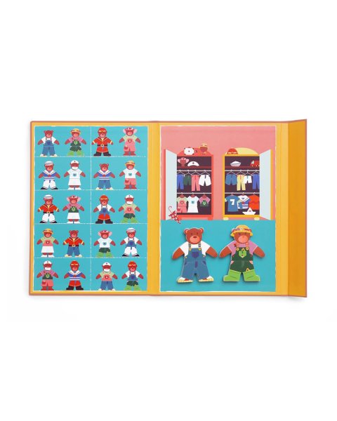 Toy Scratch Magnetic Mix & Match Bear Dress up 18pcs (3+ years)