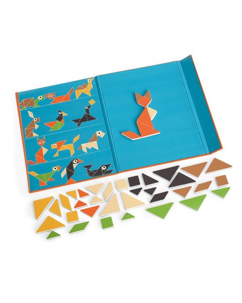 Toy Scratch Magnetic Tangram Animals 42pcs (4+ years)