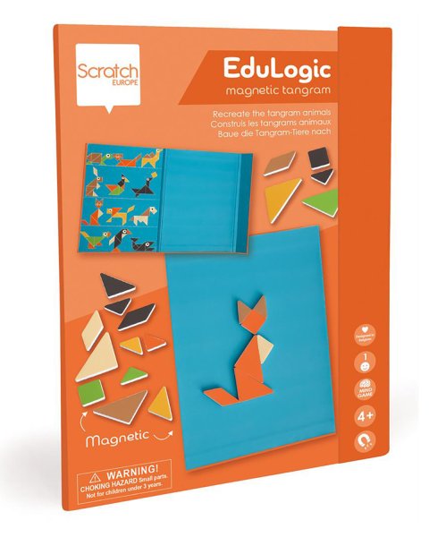 Toy Scratch Magnetic Tangram Animals 42pcs (4+ years)