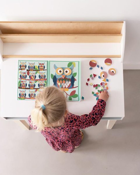 Toy Scratch Magnetic Colours & Shapes Owl 60pcs (4+ years)