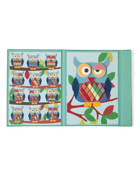 Toy Scratch Magnetic Colours & Shapes Owl 60pcs (4+ years)