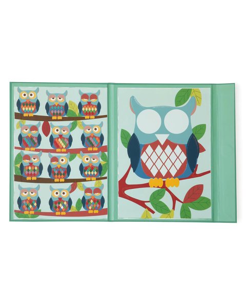 Toy Scratch Magnetic Colours & Shapes Owl 60pcs (4+ years)
