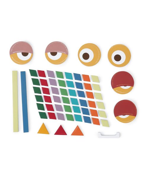 Toy Scratch Magnetic Colours & Shapes Owl 60pcs (4+ years)