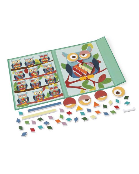 Toy Scratch Magnetic Colours & Shapes Owl 60pcs (4+ years)