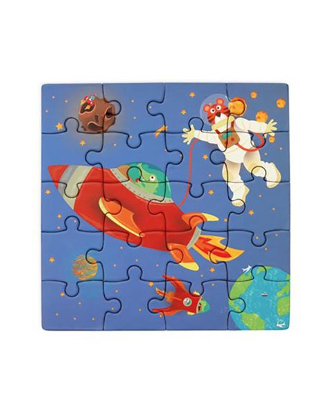 Παιχνίδι Scratch Μαγνητικό παζλ Space 20τμχ (3+ ετών)