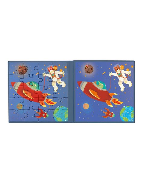 Toy Scratch Magnetic puzzle Space 20pcs (3+ years)