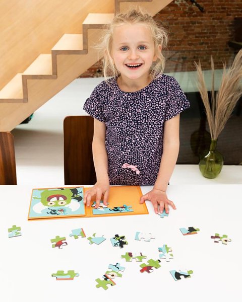Toy Scratch Magnetic puzzle Monster 20pcs (3+ years)