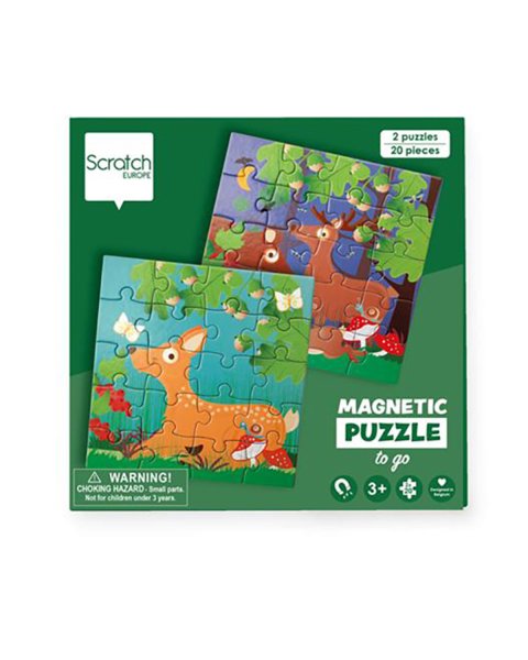 Toy Scratch Magnetic puzzle Forest 20pcs (3+ years)